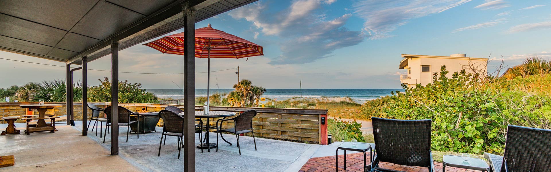 beach view from the back porch